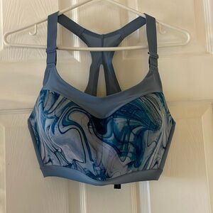 Victoria’s Secret 36DD blue marble sports bra